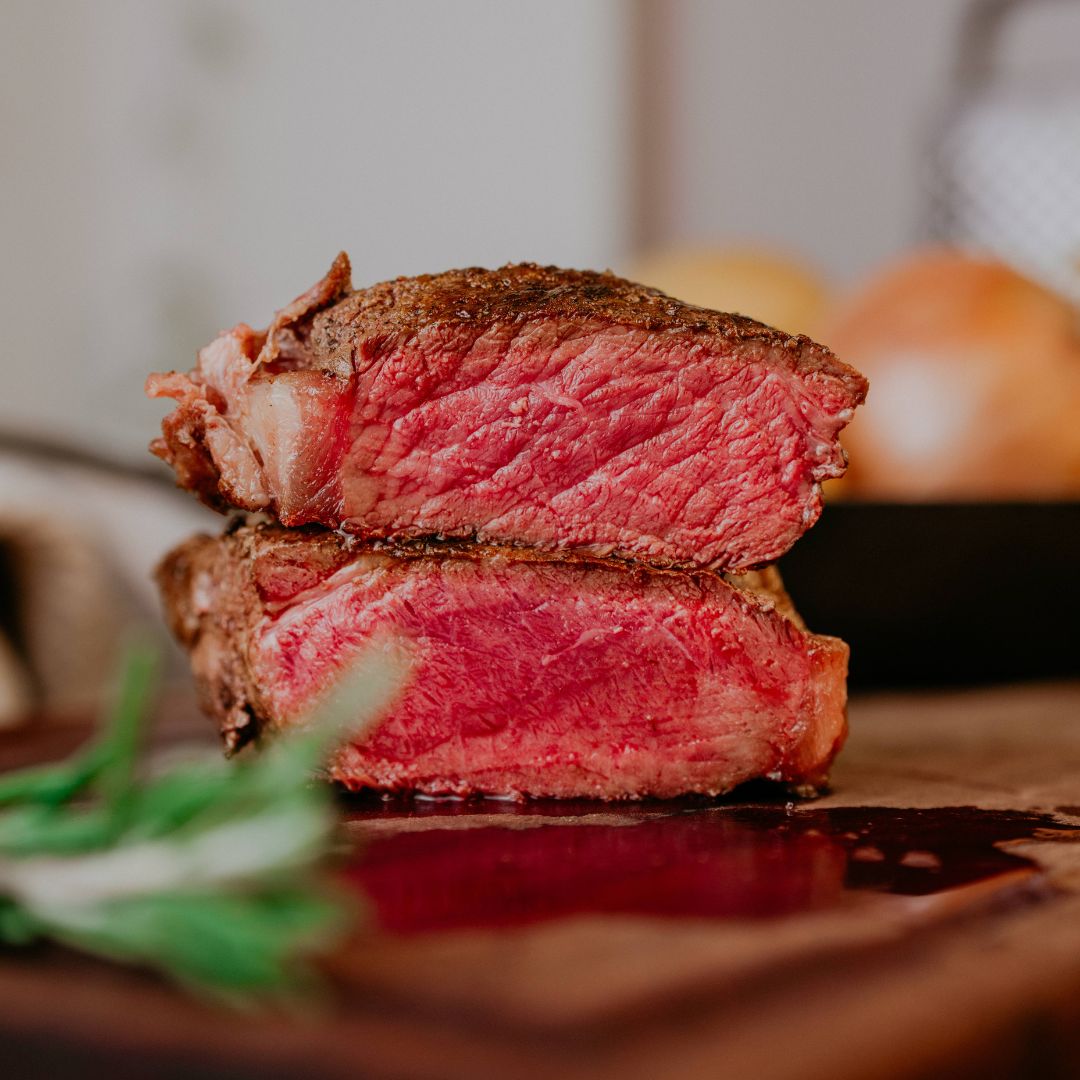 Extra rare sale steak