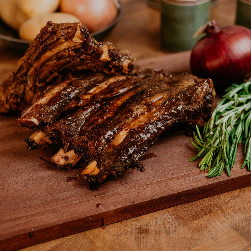 Honey Balsamic Glazed Bison Ribs – Nebraska Bison