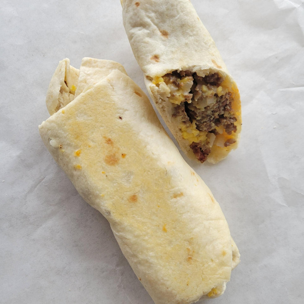 Bison Breakfast Burrritos.